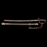 Rare Inside Guard Marked Memphis Novelty Works "Floating CS" Staff & Field Officers Sword