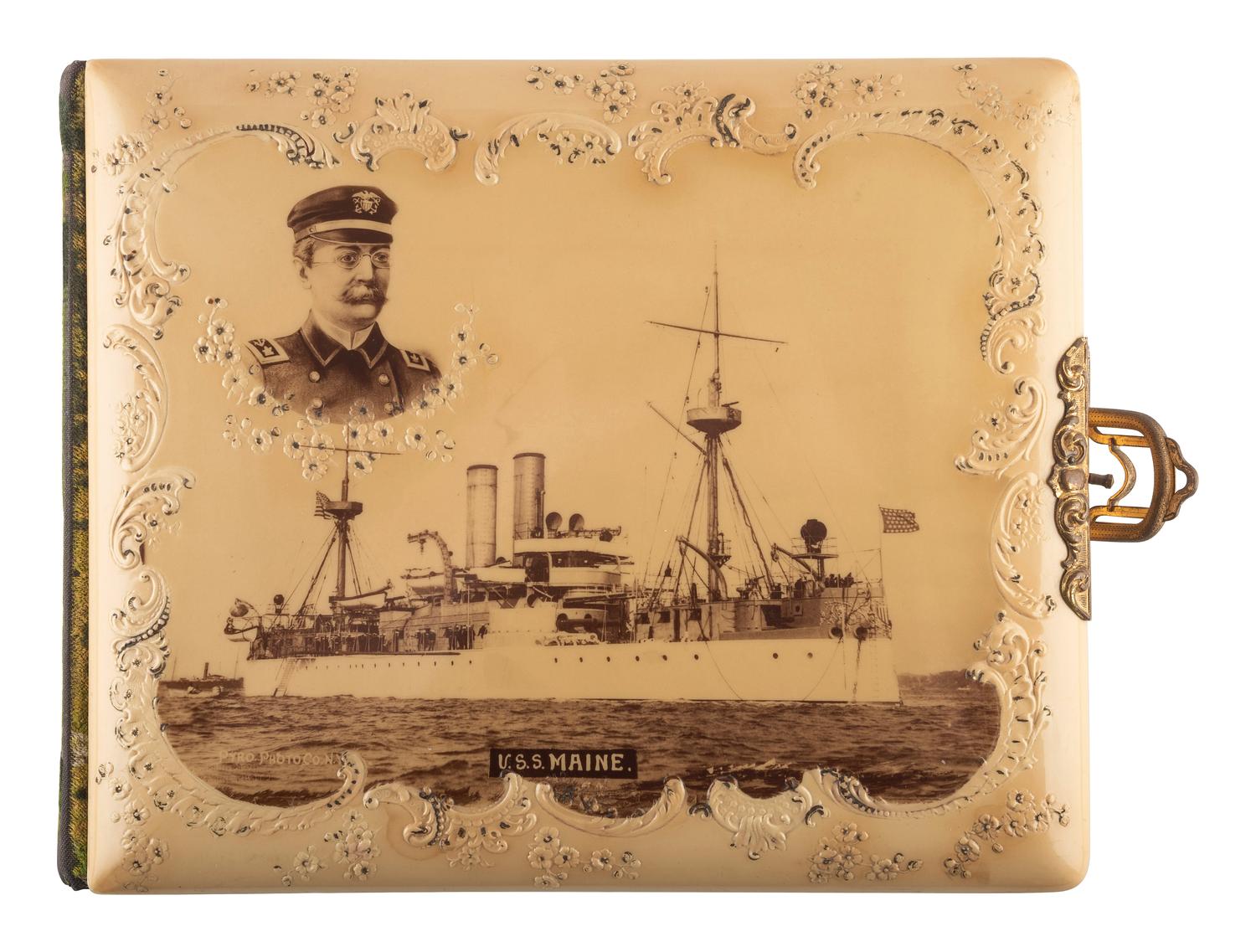[SPANISH AMERICAN WAR] Miscellaneous souvenirs and photographs from one of the shortest declared wars in America.