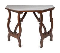 An Italian Baroque Oak Console Table