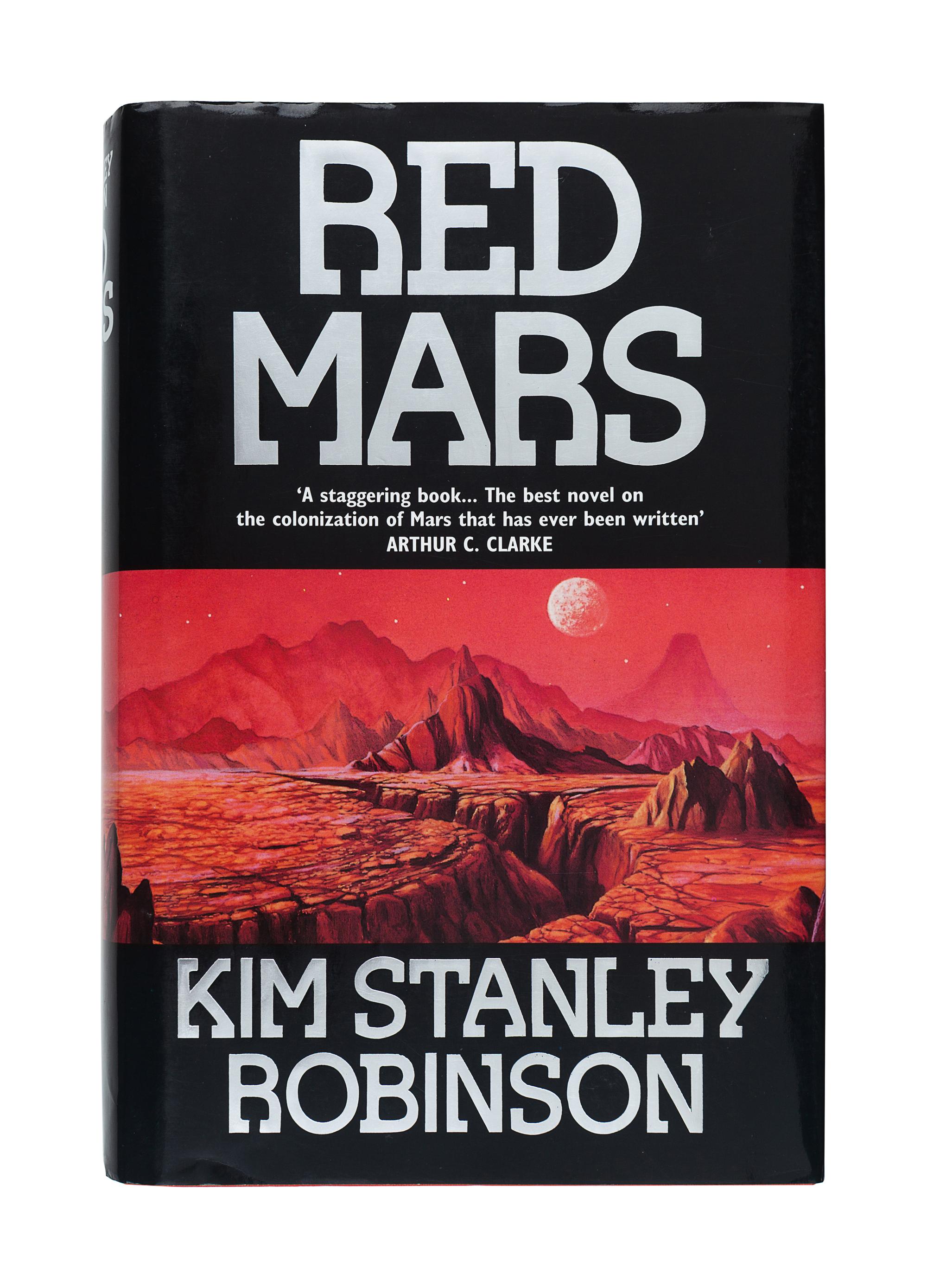 STANLEY ROBINSON, Kim. [Mars Trilogy:] Red Mars . — Green Mars. — Blue Mars . London: HarperCollins, 1992, 1993, 1996.