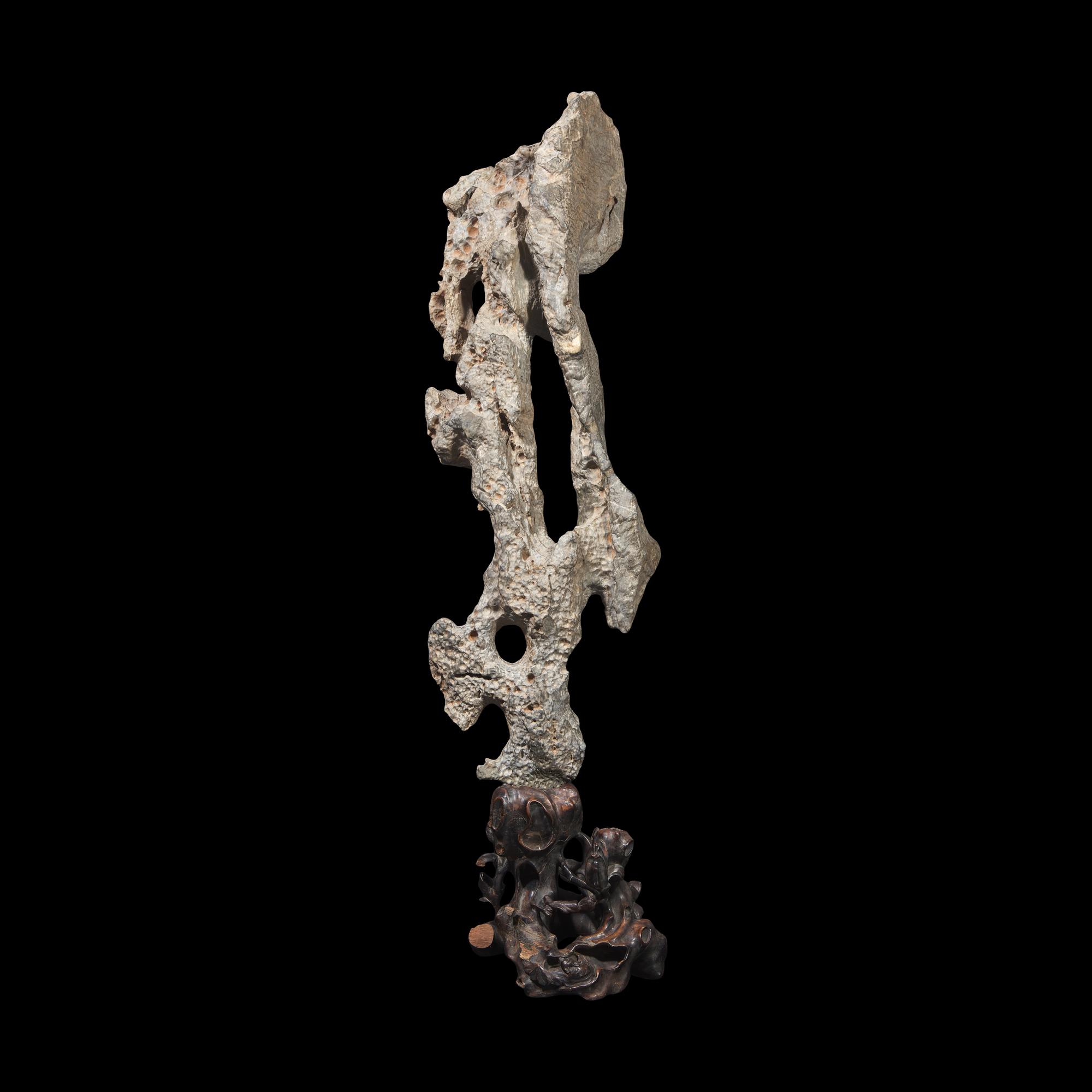A Chinese Scholar’s Rock, Late 18th Century or Later 清中期或更晚 賞石一座