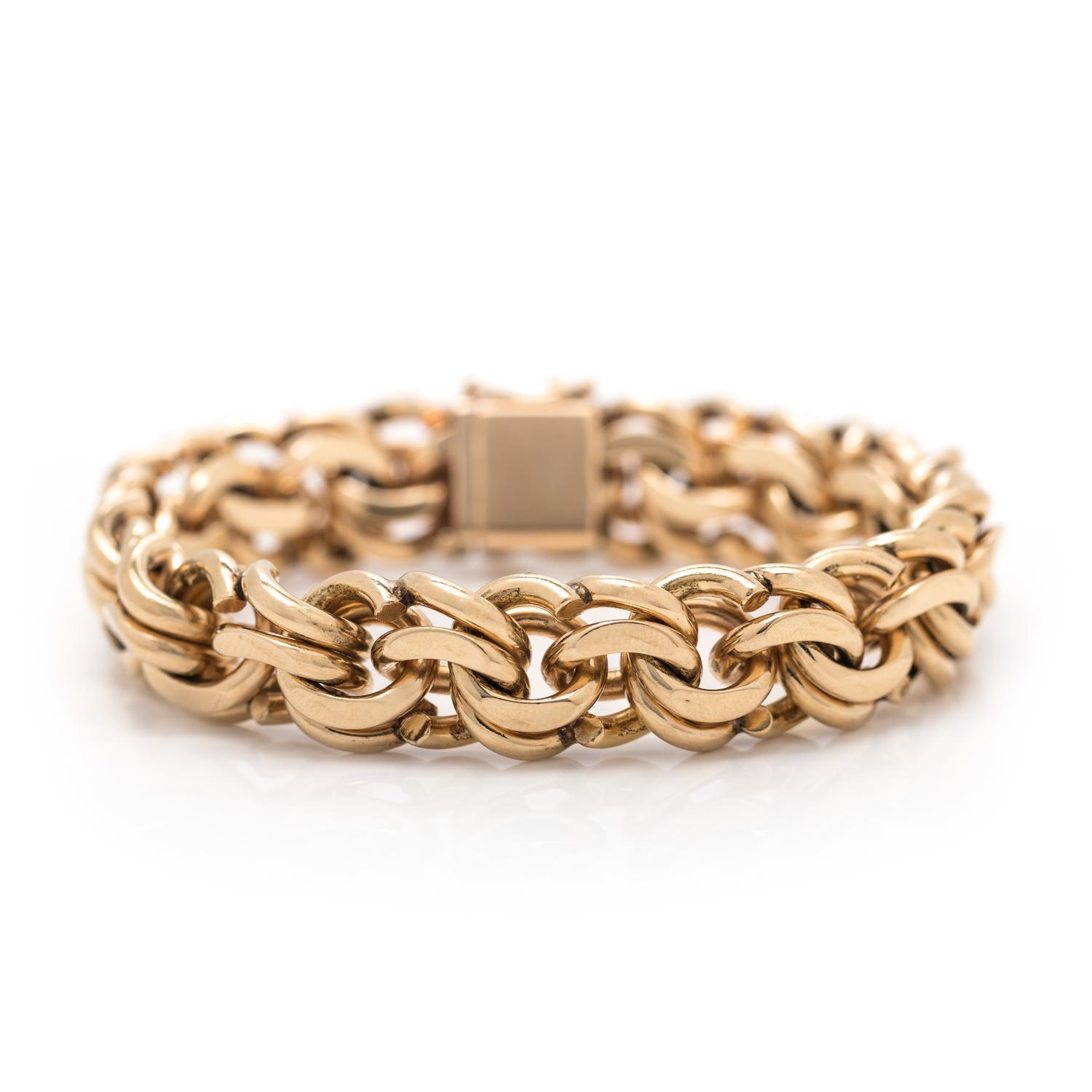 YELLOW GOLD BRACELET
