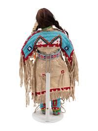 Cheyenne / Arapaho Beaded Hide Doll