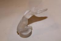 A Lalique Molded and Frosted Glass Figure Height 5 1/4 inches. — SECOND HALF 20TH CENTURY