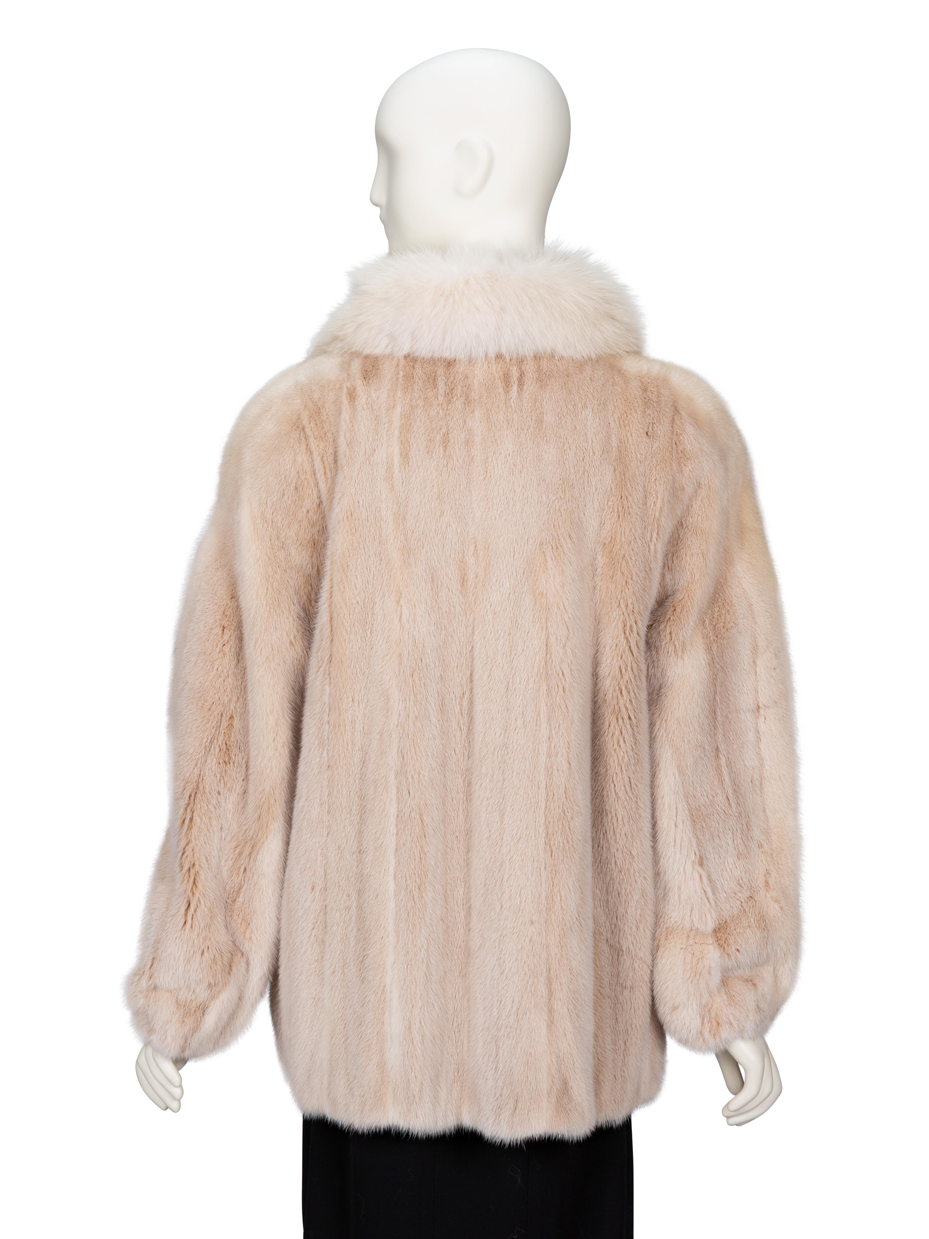 A Mink & Fox Fur Coat