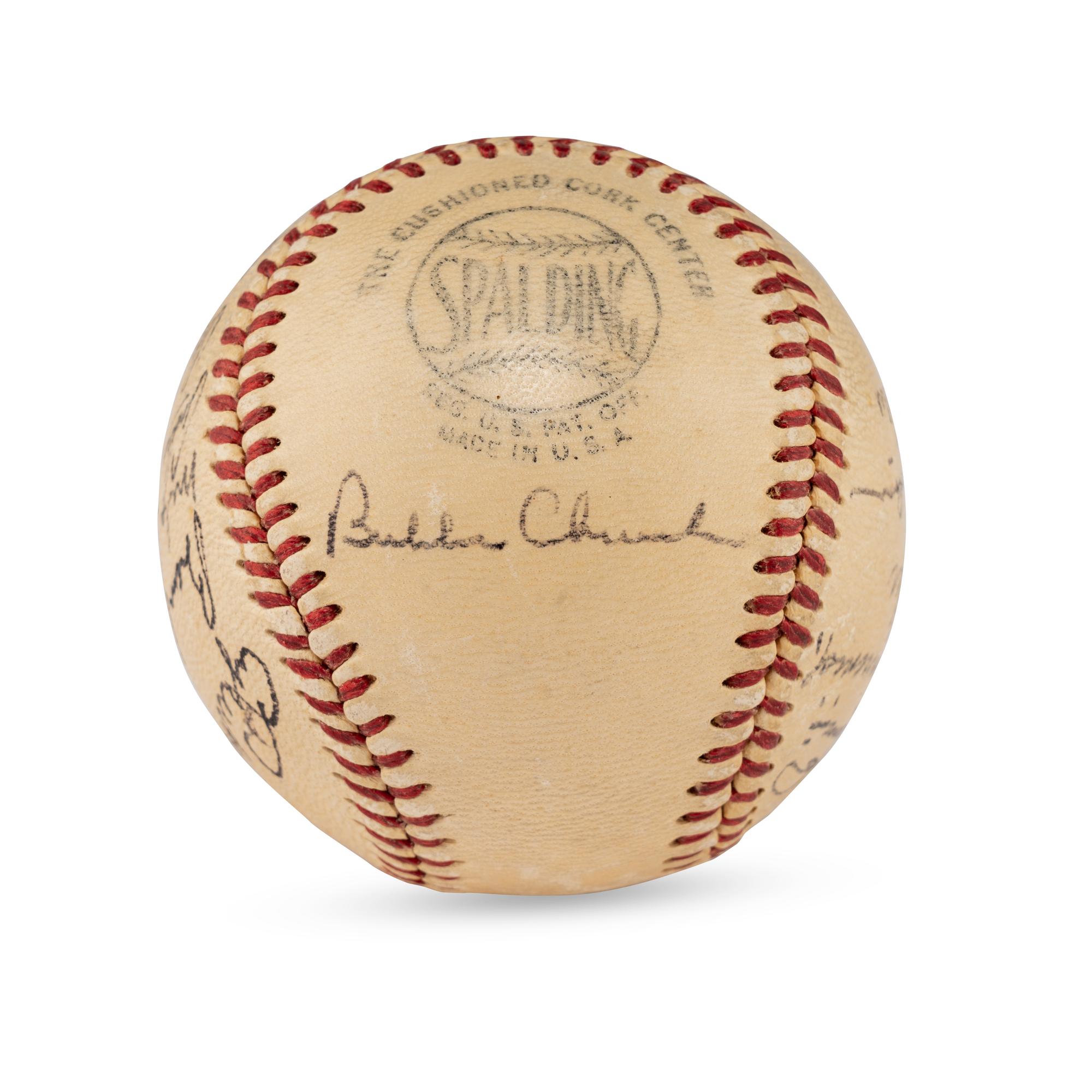 A 1951 Philadelphia Phillies Team Signed Autograph Baseball