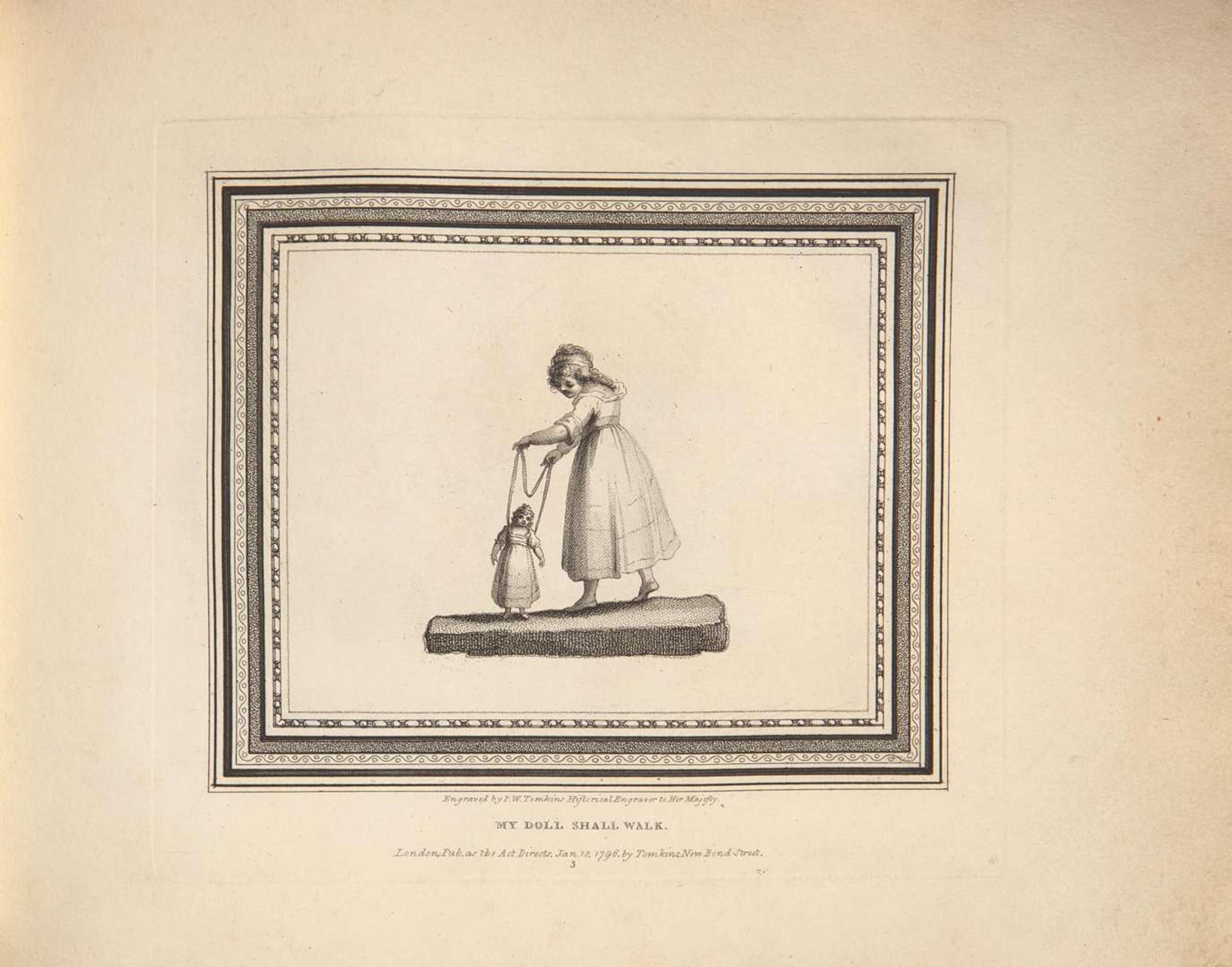 [Children's & Illustrated] (Upton, Elizabeth Boughton): To Her Royal Highness, the Princess Amelia, This Book, representing the Birth-Day Gift or the Joy of a New Doll...