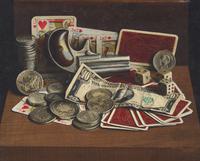 Jacques Poirier (French, 1928-2002) — A Gambler's Still Life