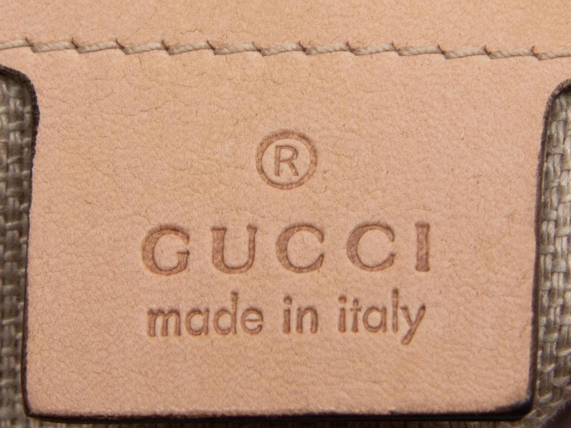 Gucci Calfskin Bag with Woven Leather Details