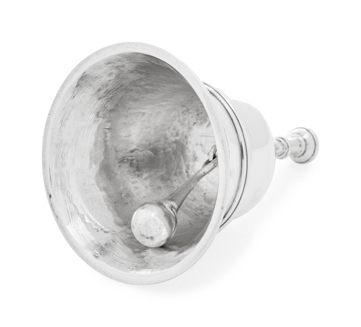 A Dutch Silver Table Bell