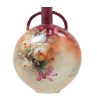 A Haviland Studio Vase Height 11 1/2 inches.