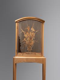 Trompe l'oeil Marquetry Cabinet