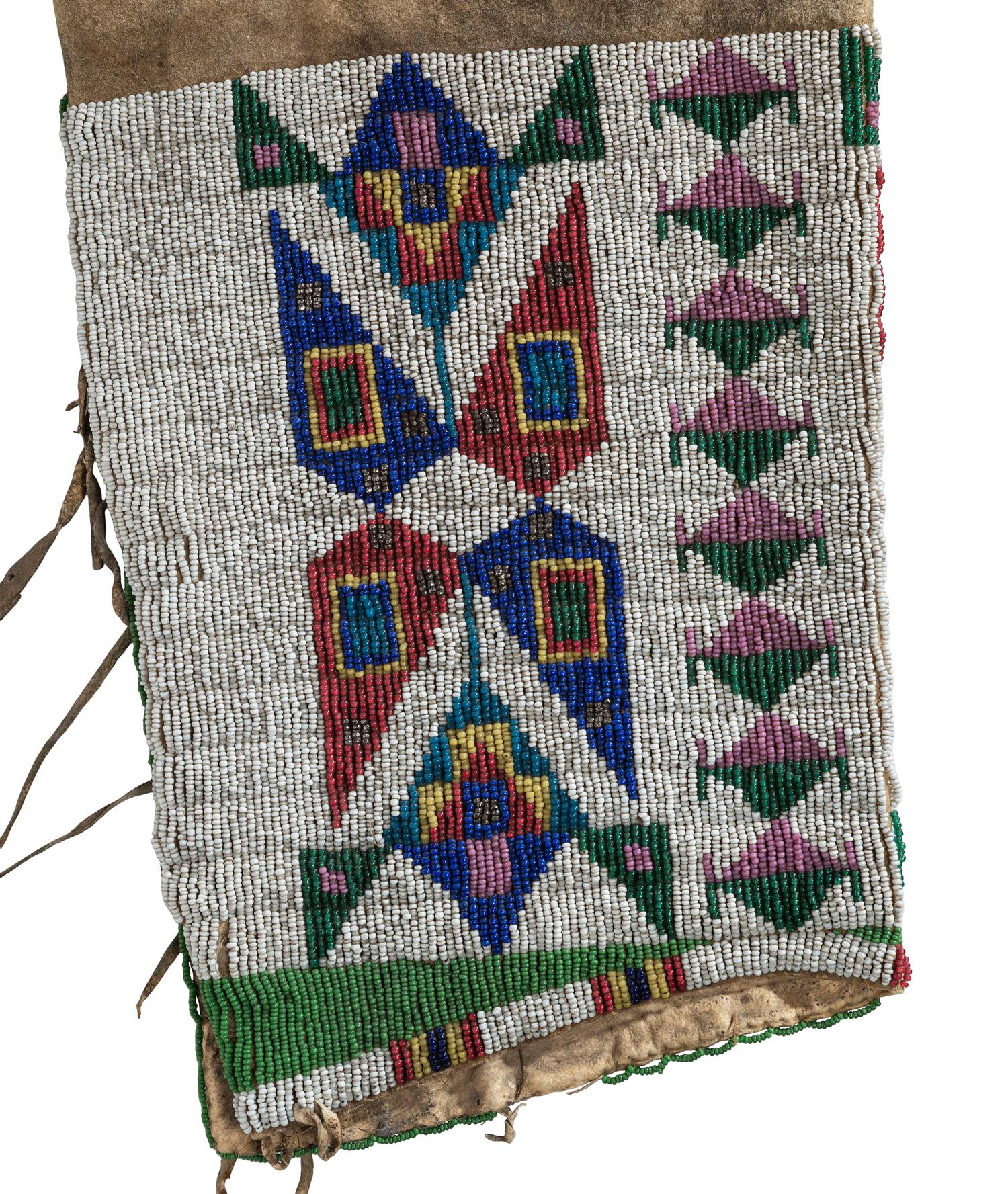 Sioux Beaded Hide Leggings