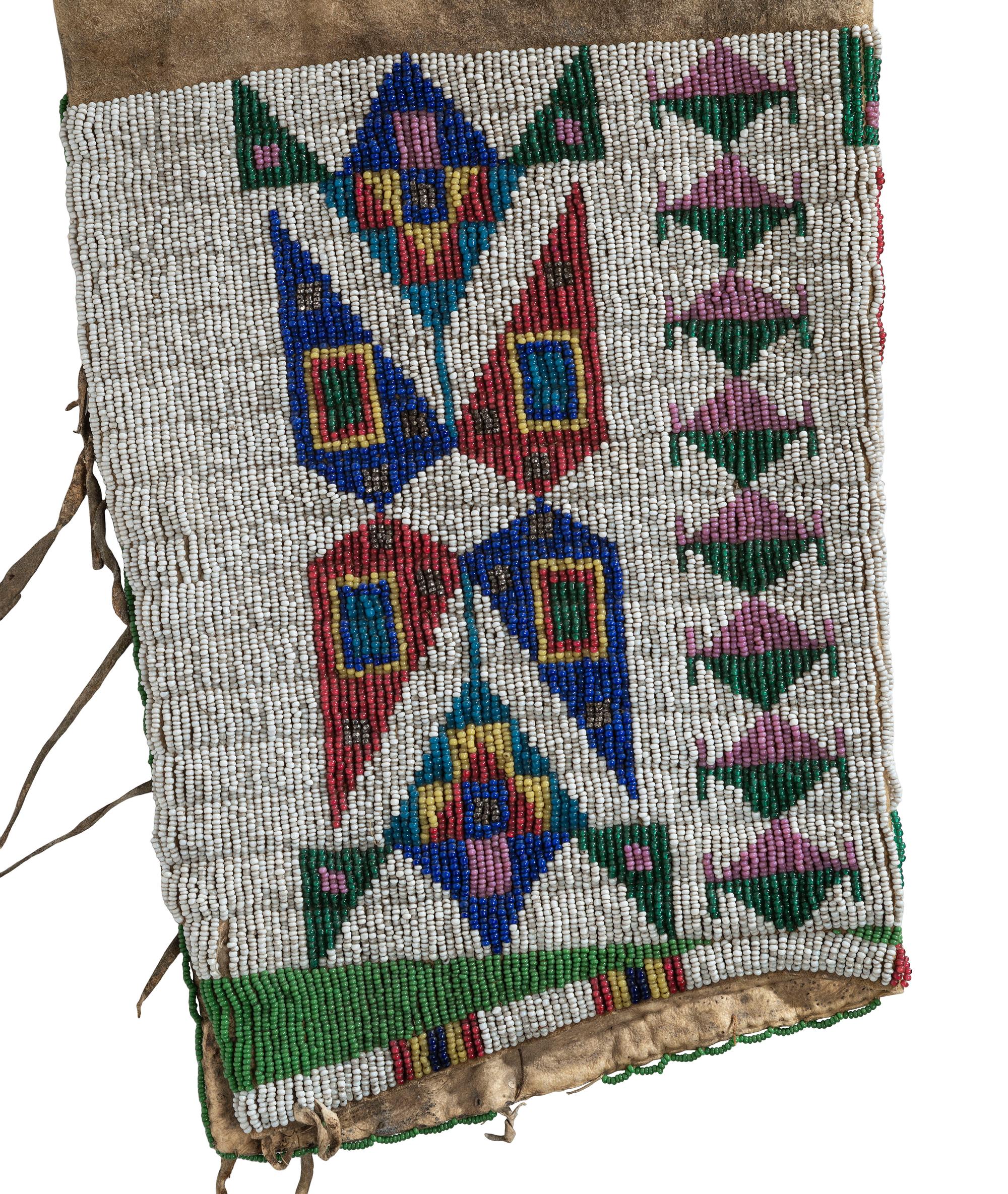 Sioux Beaded Hide Leggings