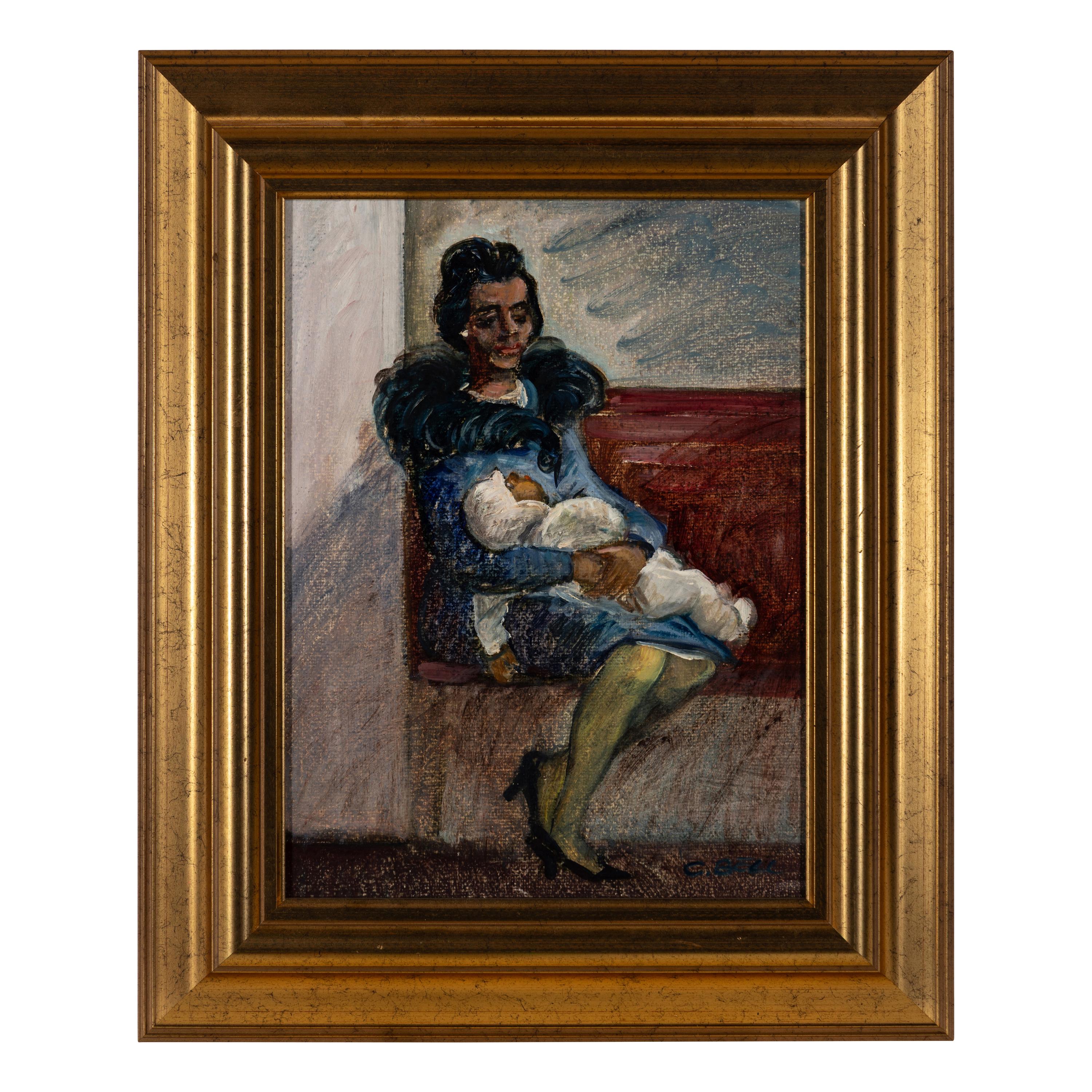 Cecil Crosley Bell (American, 1906–1970) — Beautiful Madonna (Mother and Child) , 1963