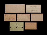 [FLIGHT COVER] 1929. A Group of Four Flight Covers and Three Postcards from the FIRST ROUND-THE-WORLD-FLIGHT Via the Graf Zeppelin (AAMC Z72e and Z-72f).