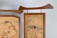 Three-panel screen