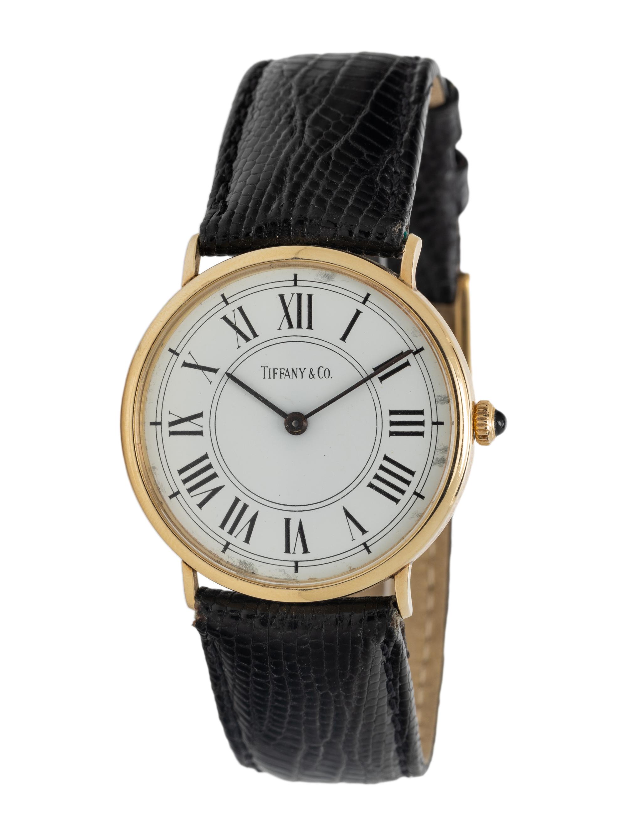 TIFFANY & CO., 14K YELLOW GOLD WATCH