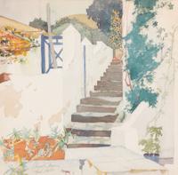 August Mosca, (American, 1909-2002), Works of Capri, 1933