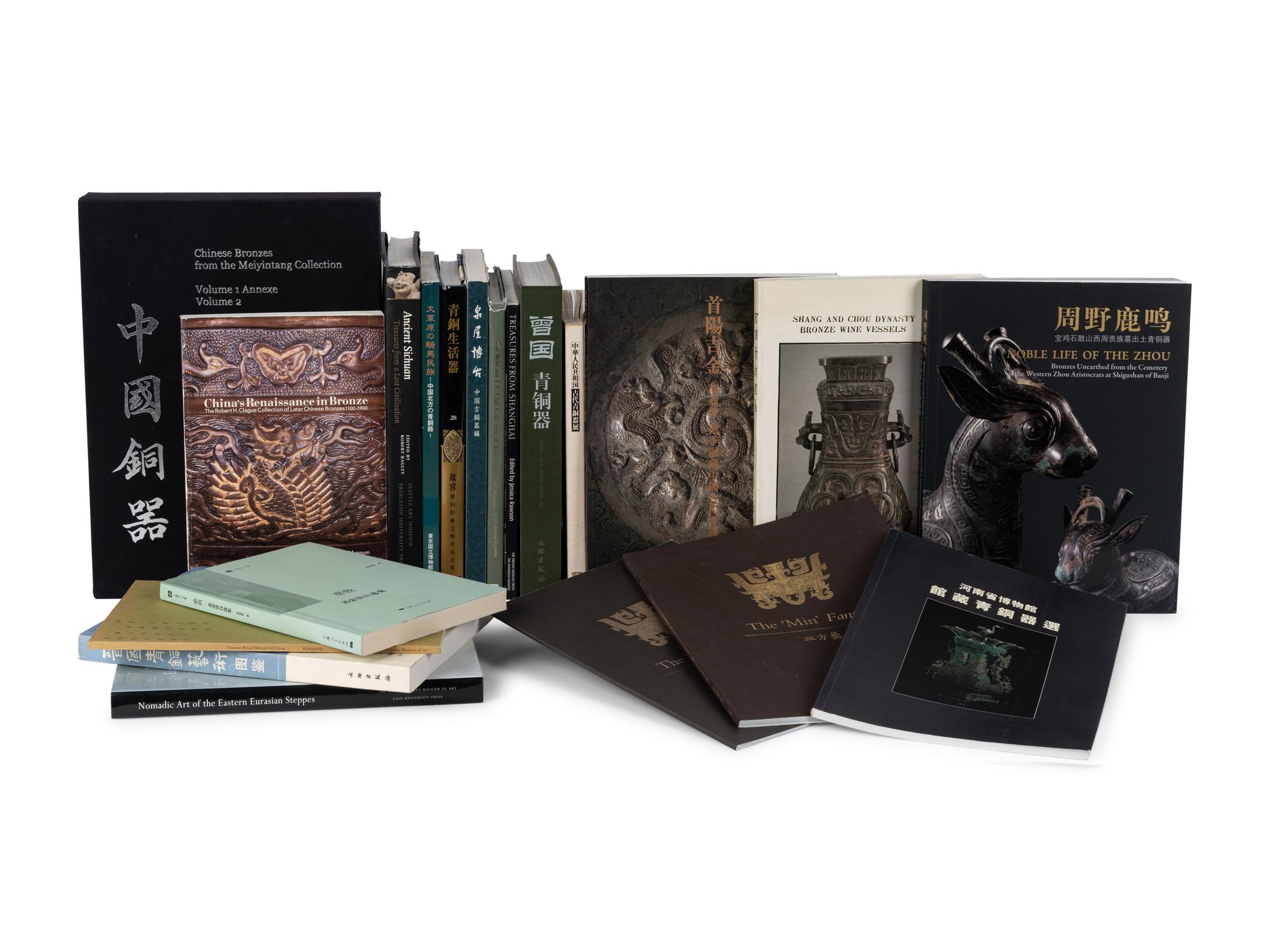 [BRONZES] A group of reference works about Chinese Archaic Bronzes, comprising: