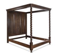 A Jacobean Style Walnut Tester Bed