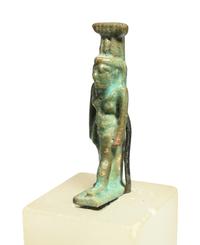 An Egyptian Faience Nephthys