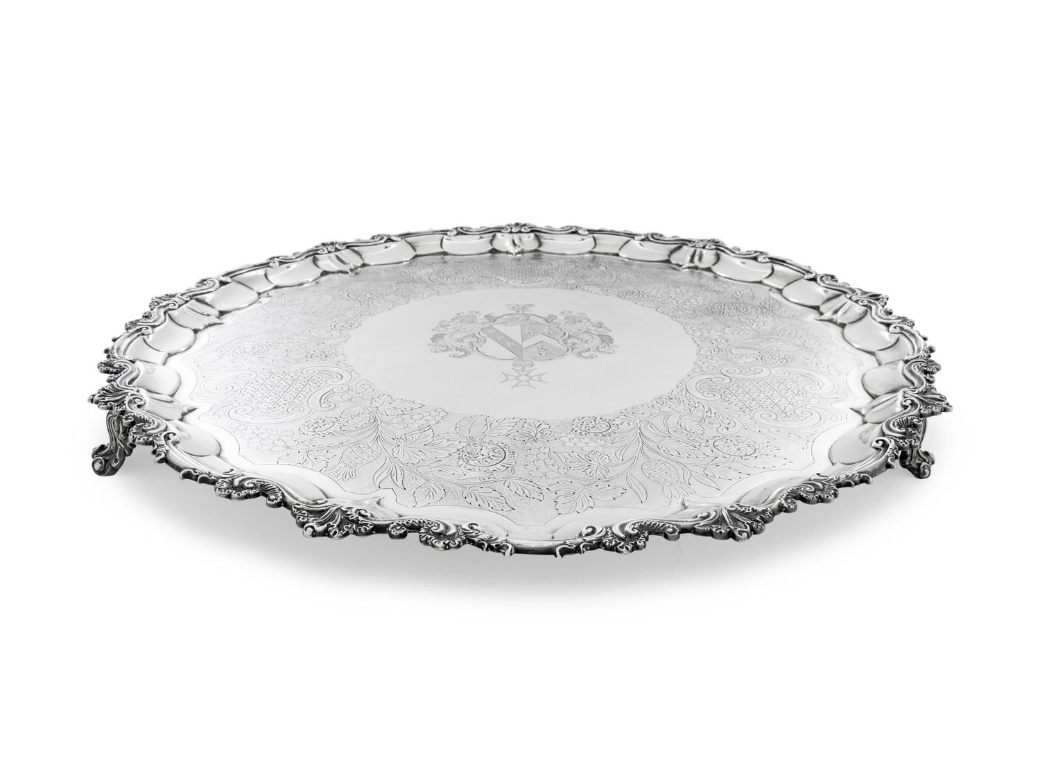 A George IV Silver Tray