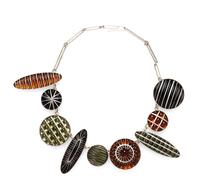 Nine Piece Brooch Necklace