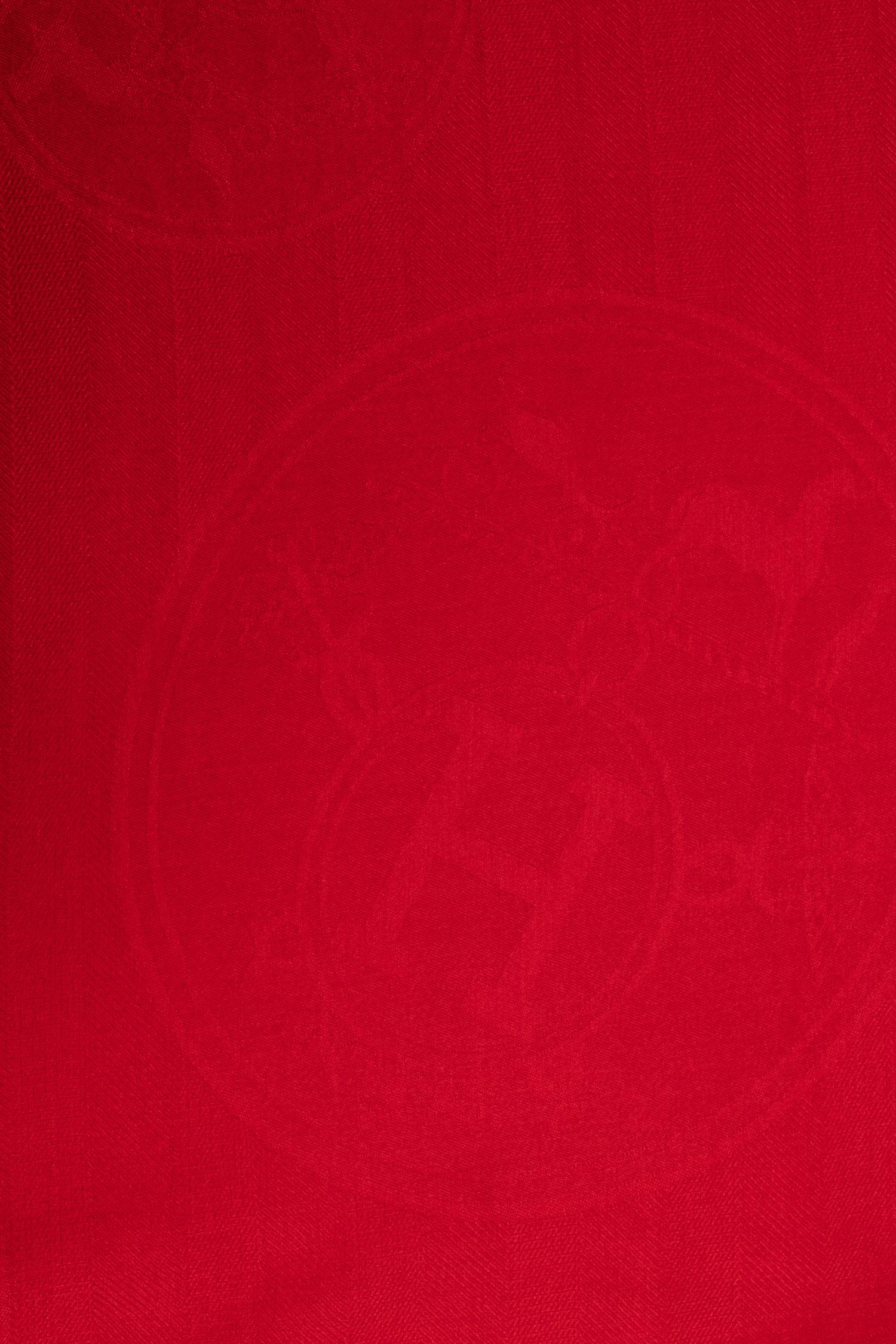 Hermès Red Cashmere Scarf