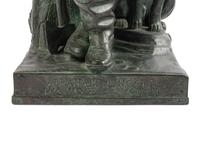 MANSHIP, Paul (1885-1966). Abraham Lincoln, The Hoosier Youth. Florence: The Bruno Bearzi Foundry, ca. 1930s.
