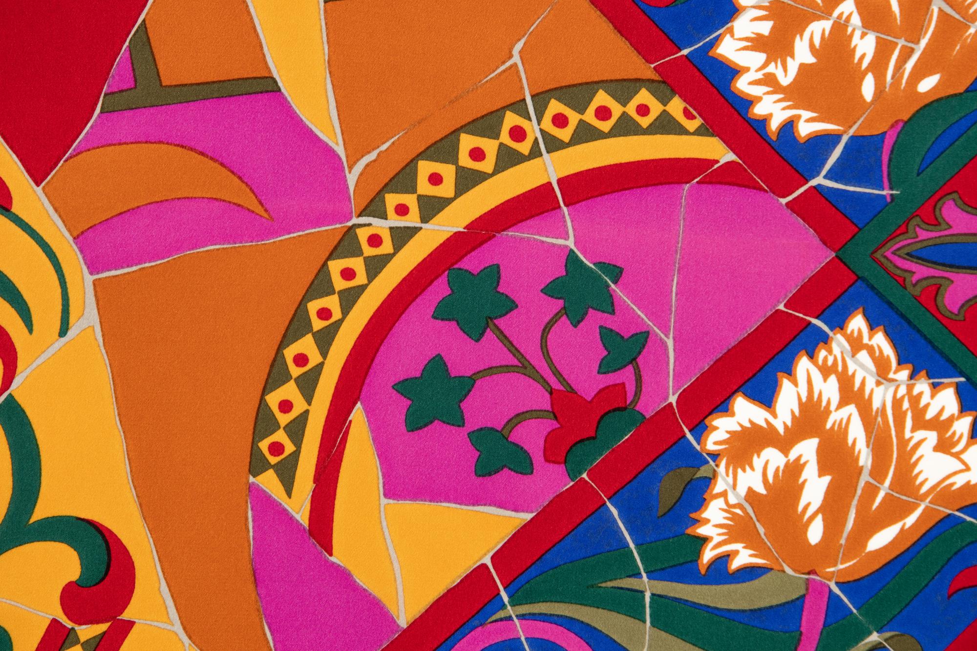 Four Designer Scarves; Including One Hermès, 1990-2010s