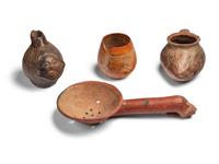 Eighteen Pre-Columbian Vessels and Utensils