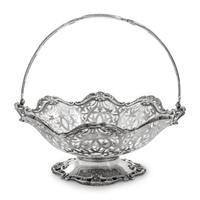 An American Silver Centerpiece Basket