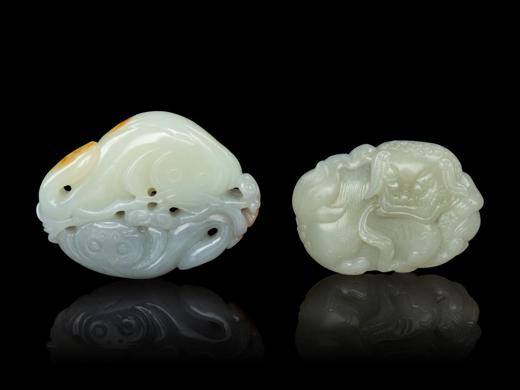 Two Chinese Jade Carvings