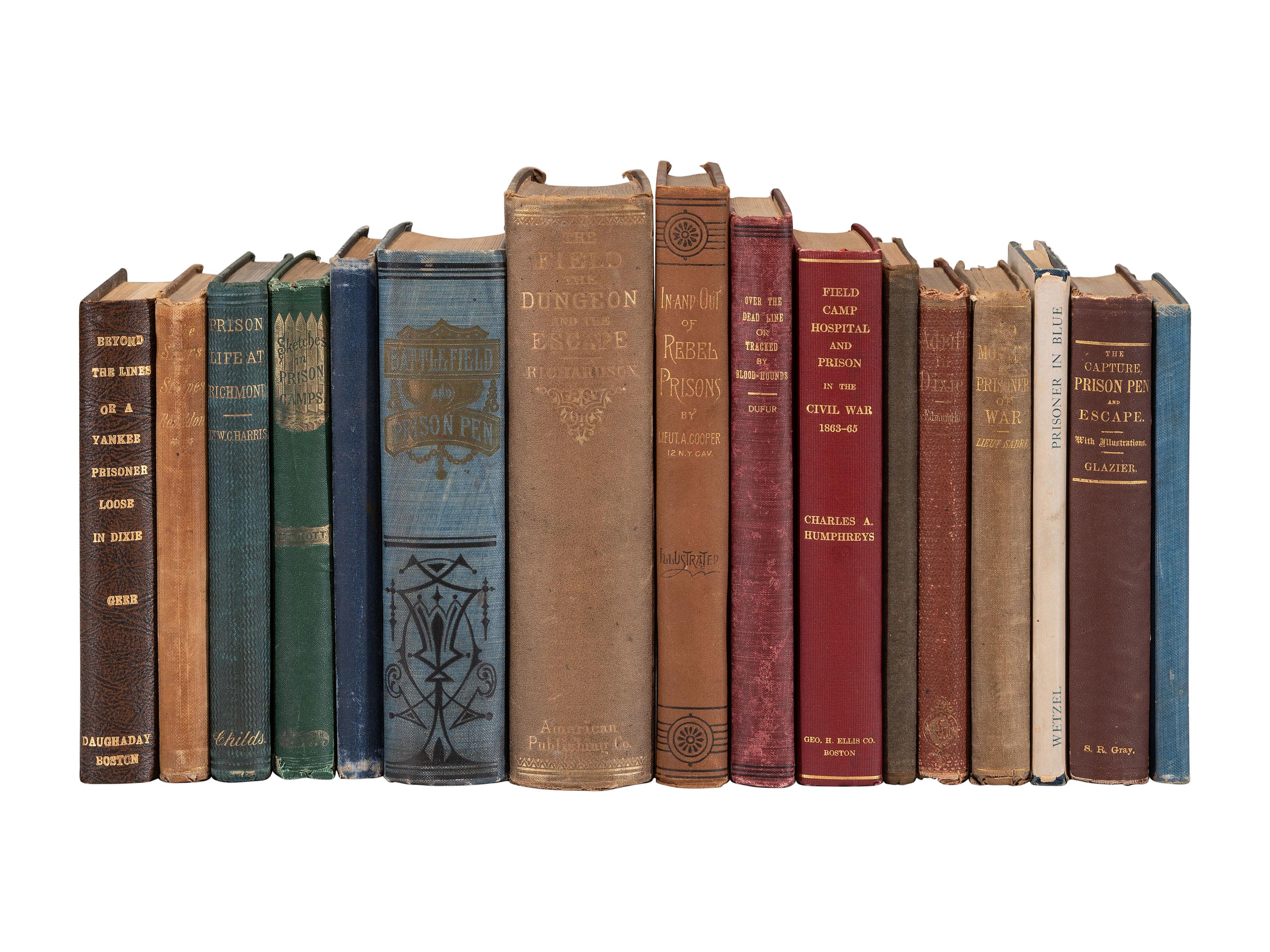 [CIVIL WAR]. Union soldiers in Confederate prisons. 35 volumes.