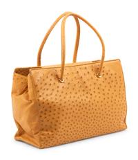 Judith Leiber Ostrich Tote Bag