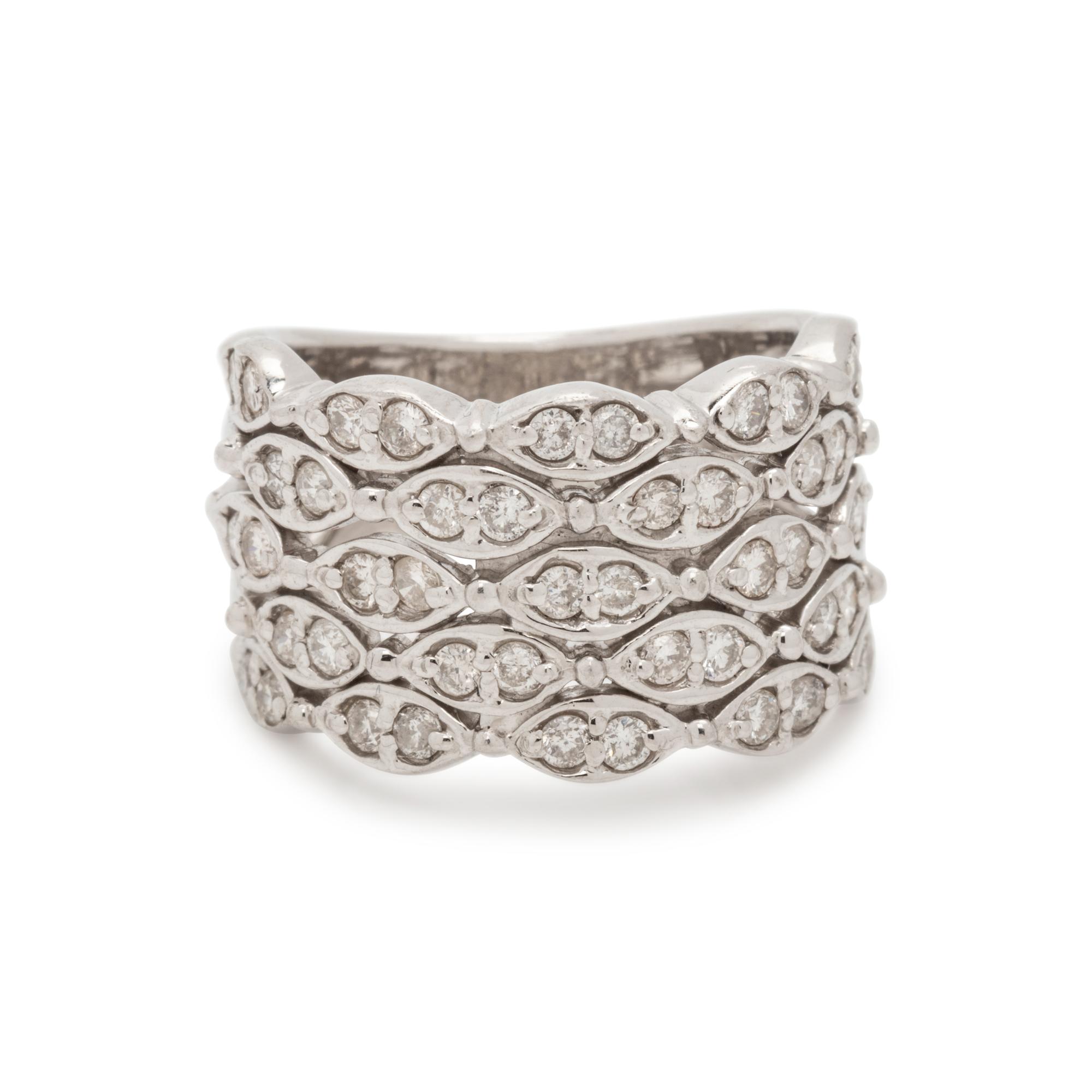 PLATINUM AND DIAMOND RING
