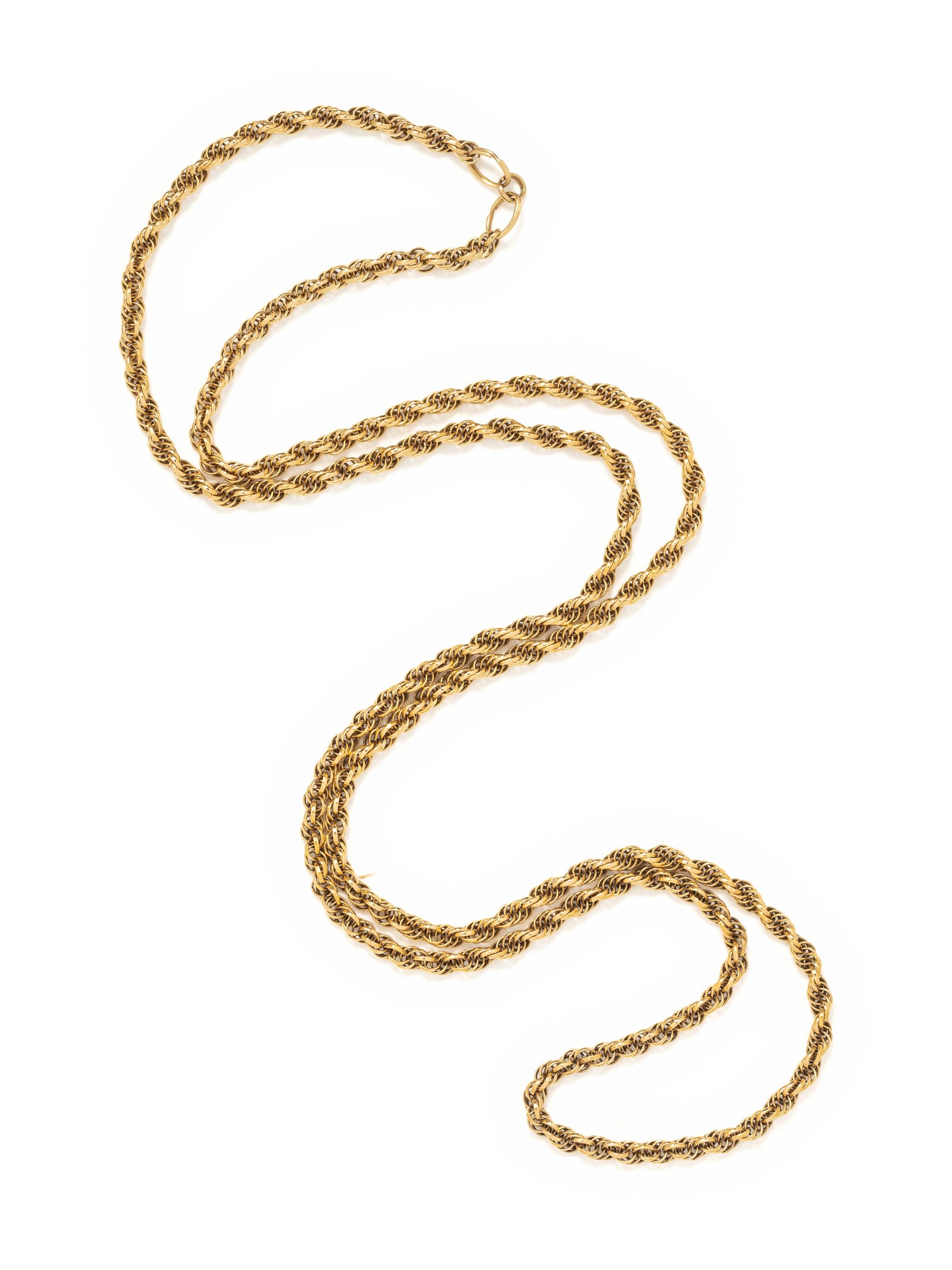 YELLOW GOLD NECKLACE