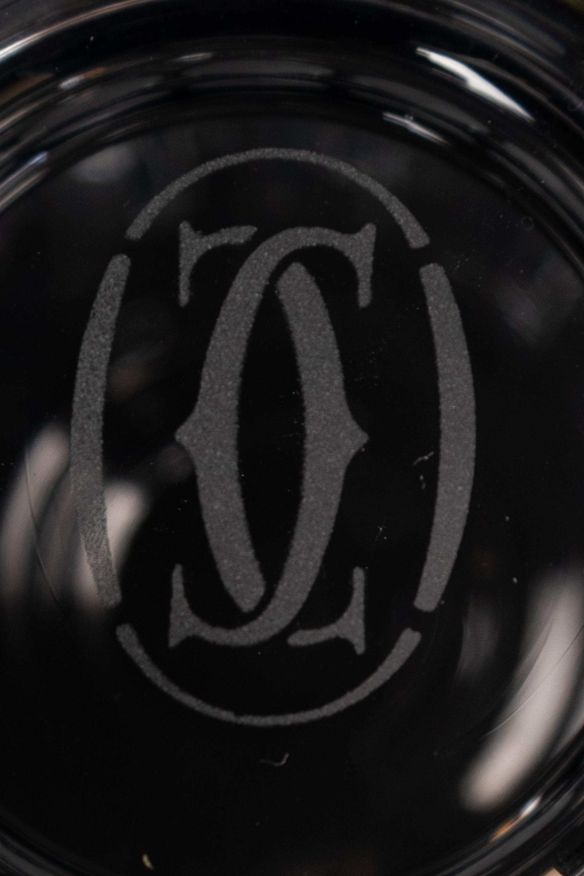 A Cartier La Maison Du Shogun Cut Glass Vase