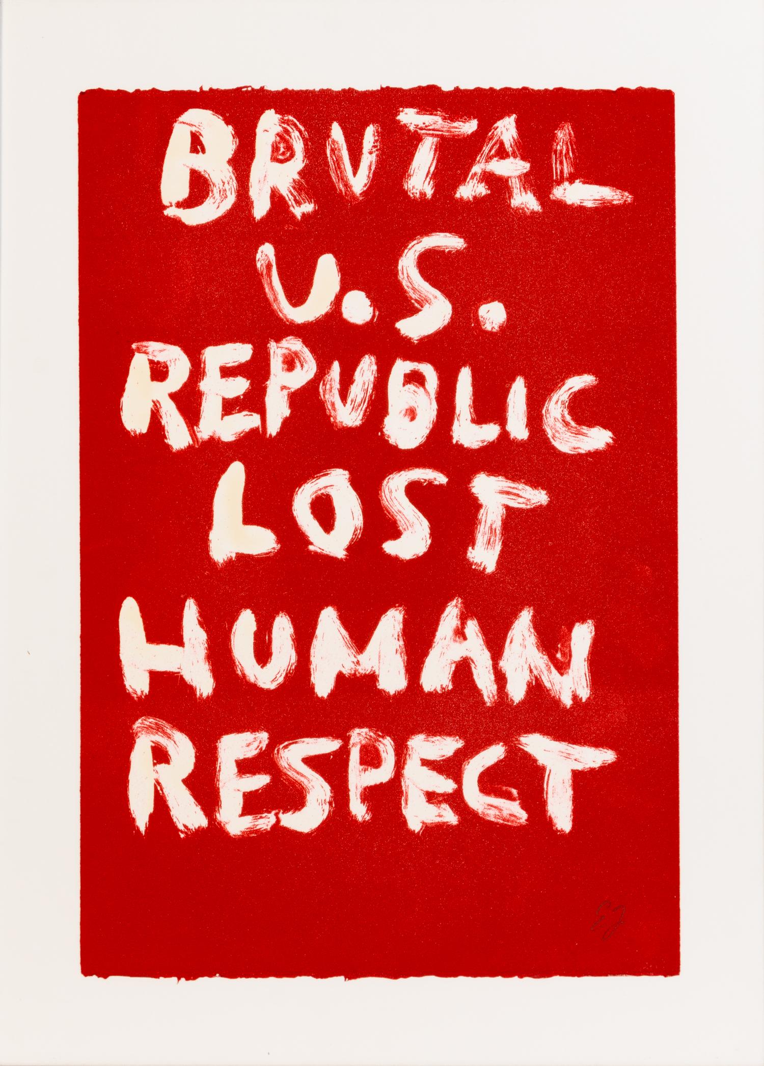 Brutal U.S. Republic Lost Human Respect , circa 1995