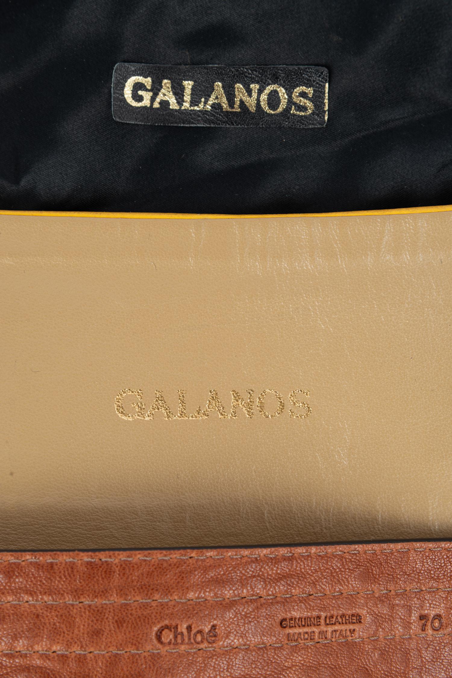 Collection of Five Designer Accessories: Four Galanos, One Chloé