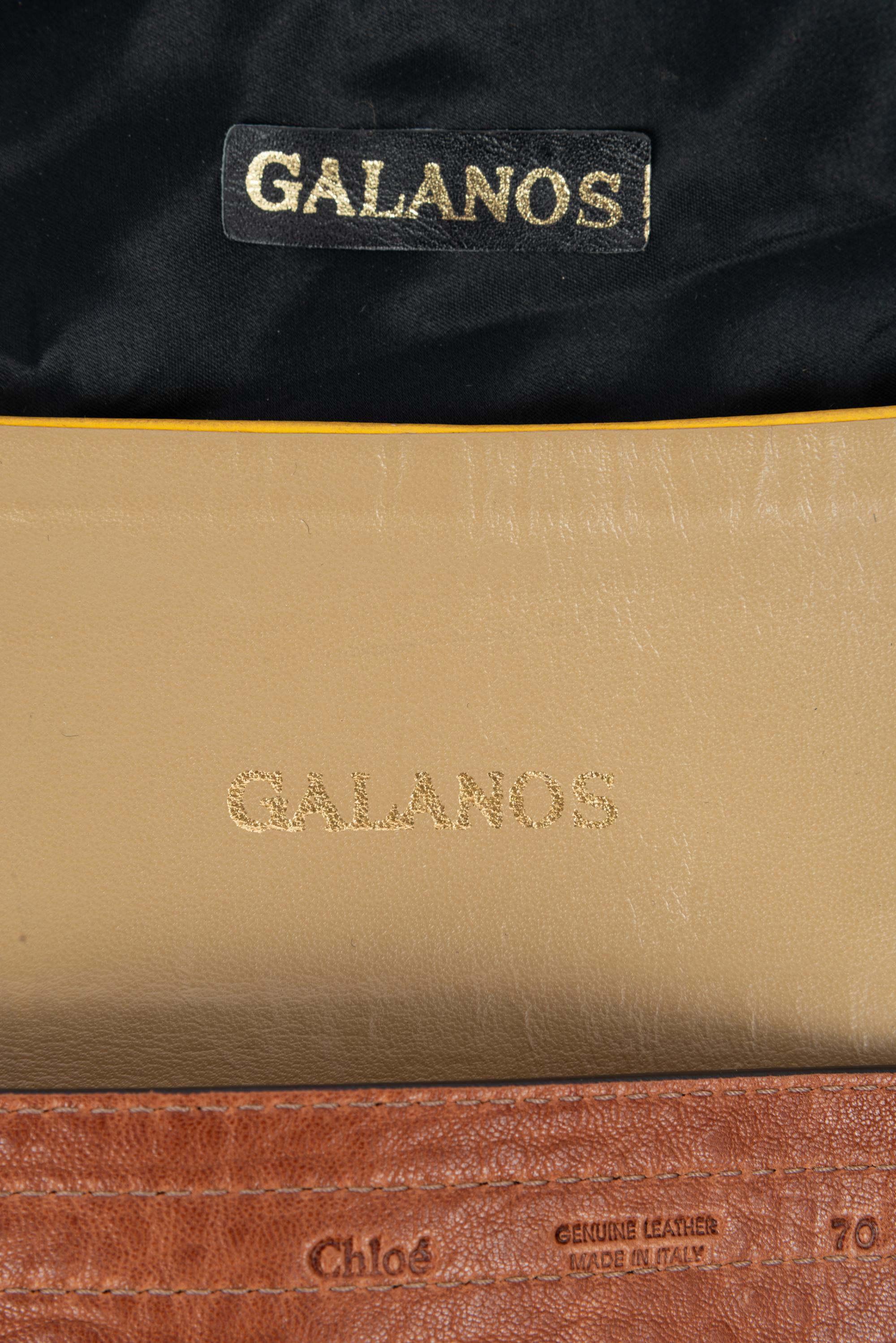Collection of Five Designer Accessories: Four Galanos, One Chloé