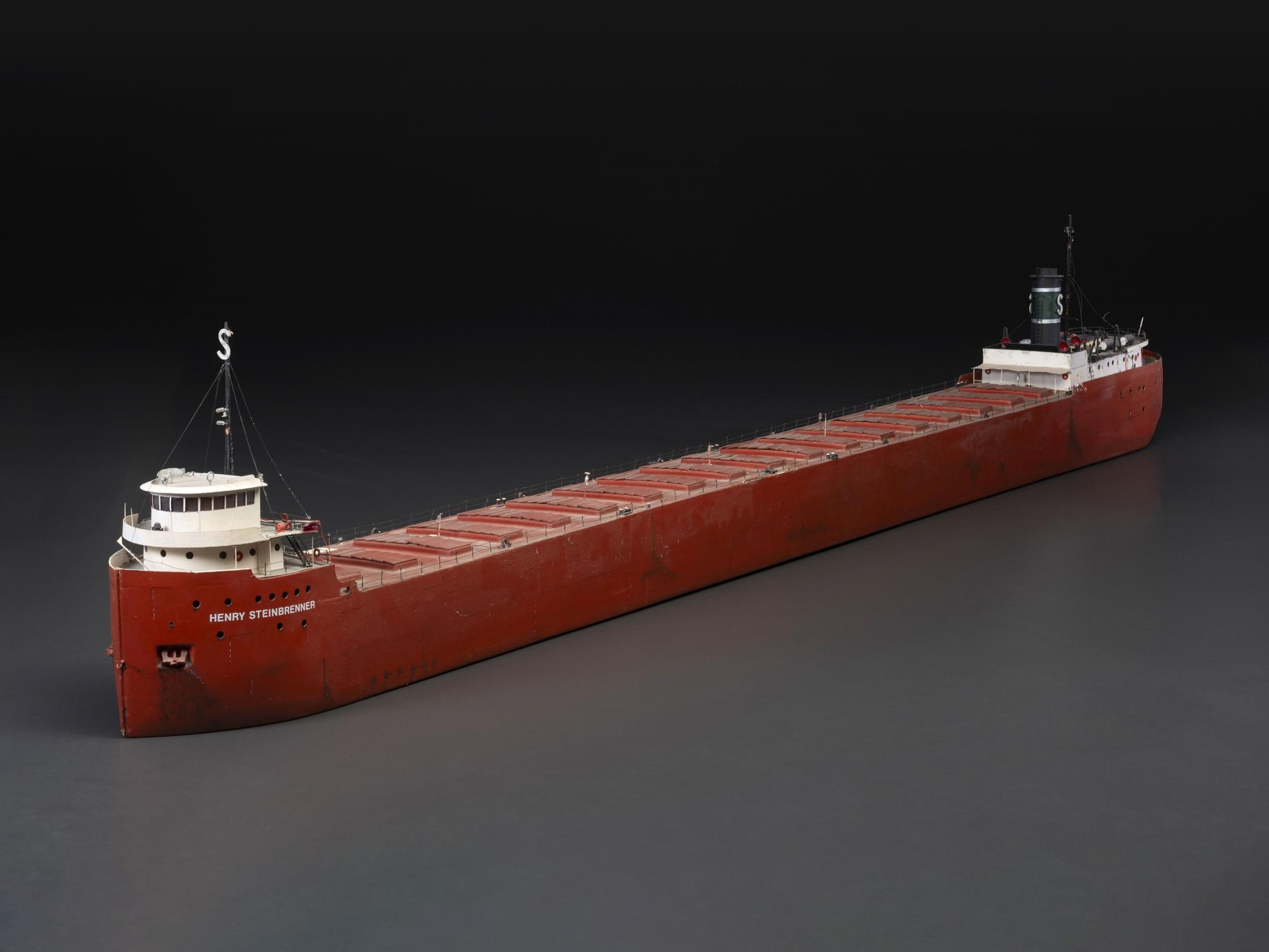 A Great Lakes Bulk Freighter Model, SS Henry Steinbrenner