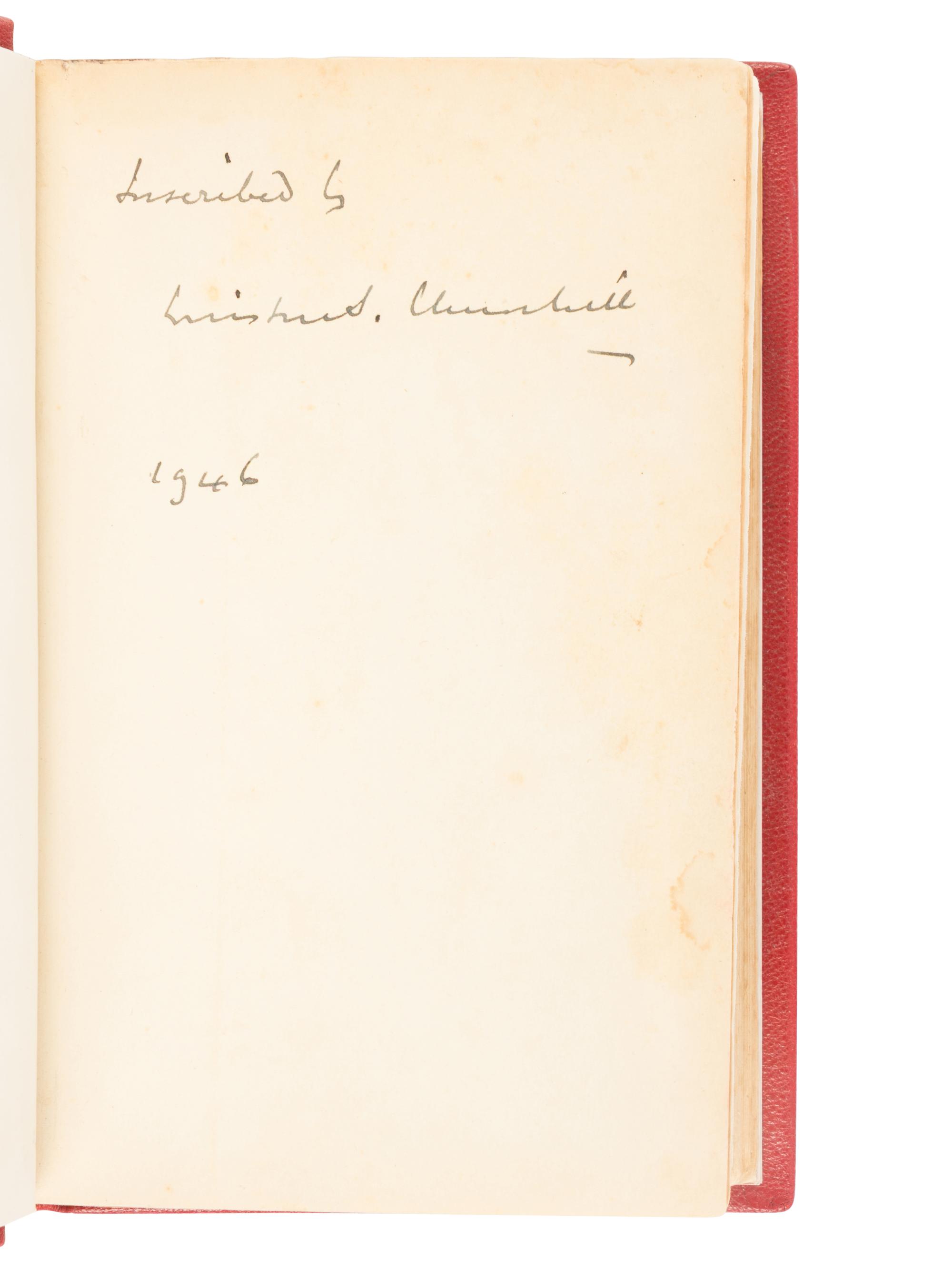 CHURCHILL, Winston Leonard Spencer, Sir (1874-1965). My African Journey . London: Hodder and Stoughton, 1908.