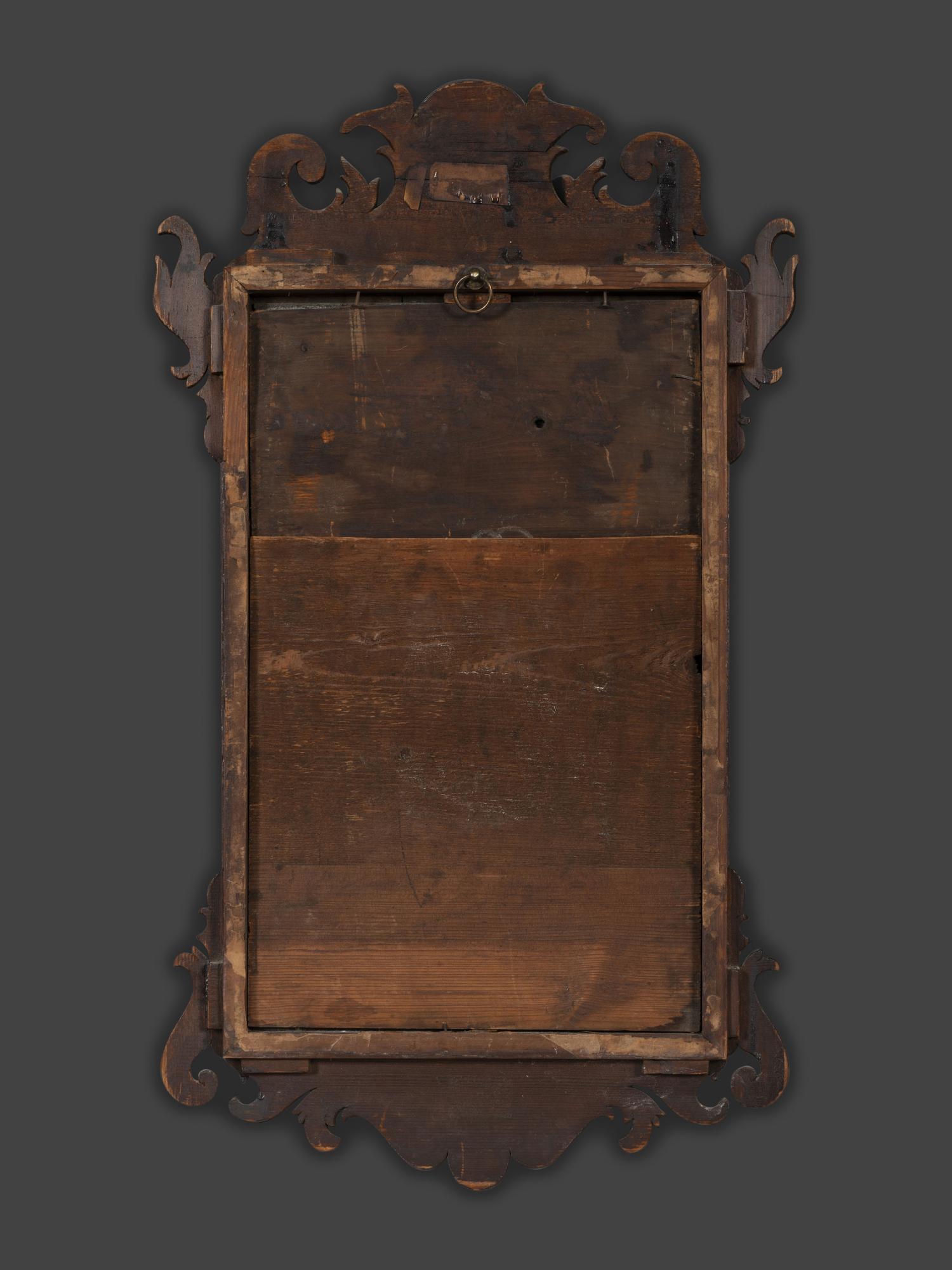 A Chippendale Mahogany Looking Glass