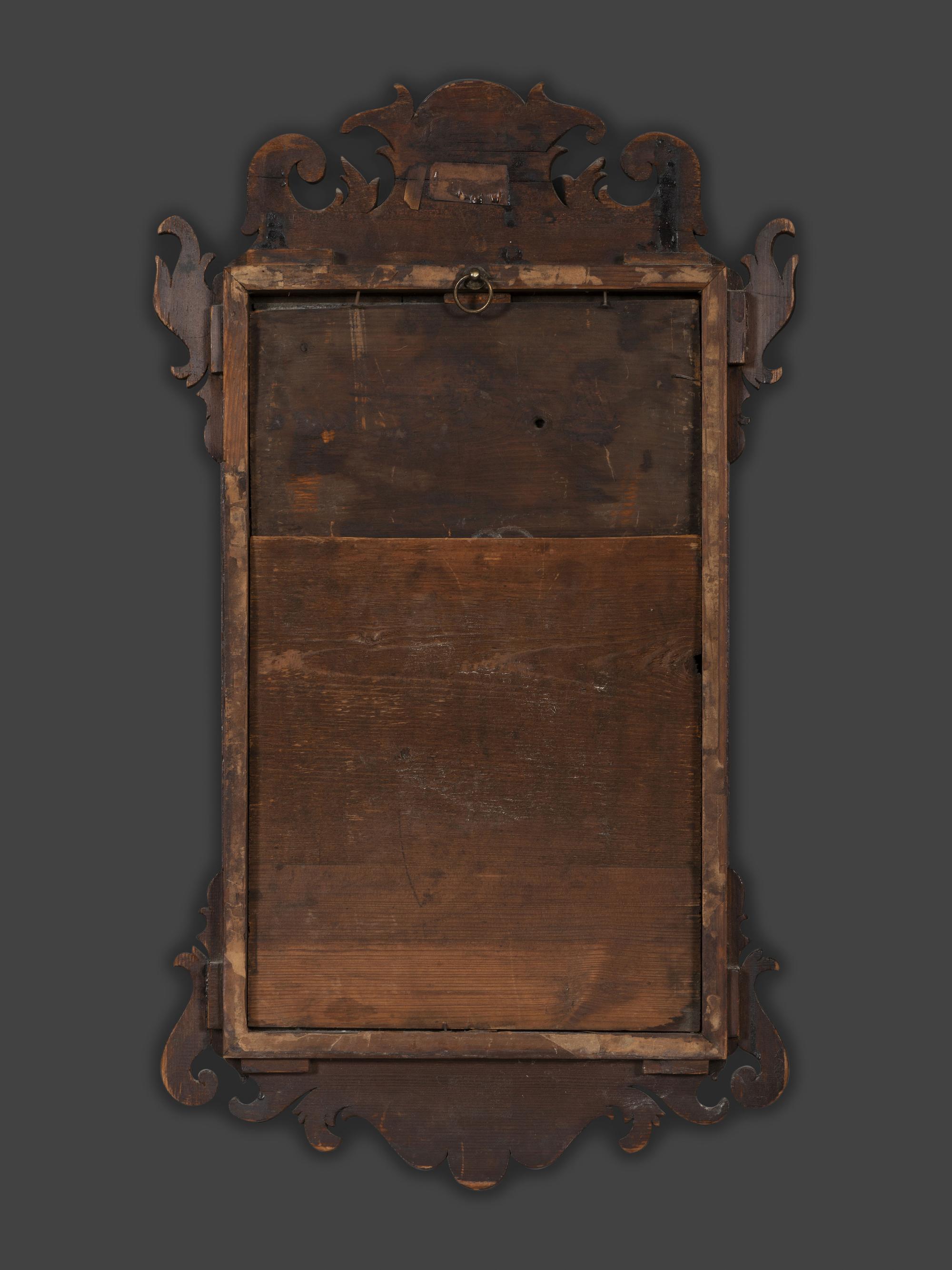 A Chippendale Mahogany Looking Glass