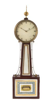 A Federal Mahogany Banjo Clock Height 34 1/8 inches. — SIMON WILLARD, ROXBURY, MASSACHUSETTS, CIRCA 1805