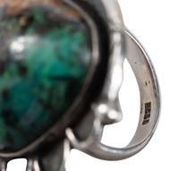 Navajo and Zuni Silver Rings with Inlay