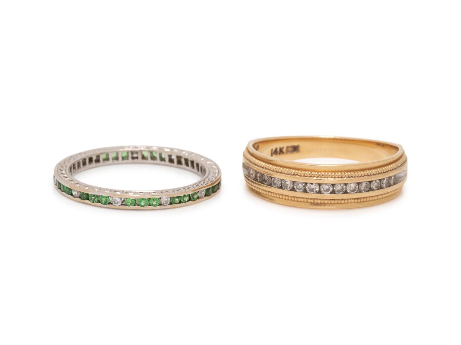COLLECTION OF DIAMOND RINGS