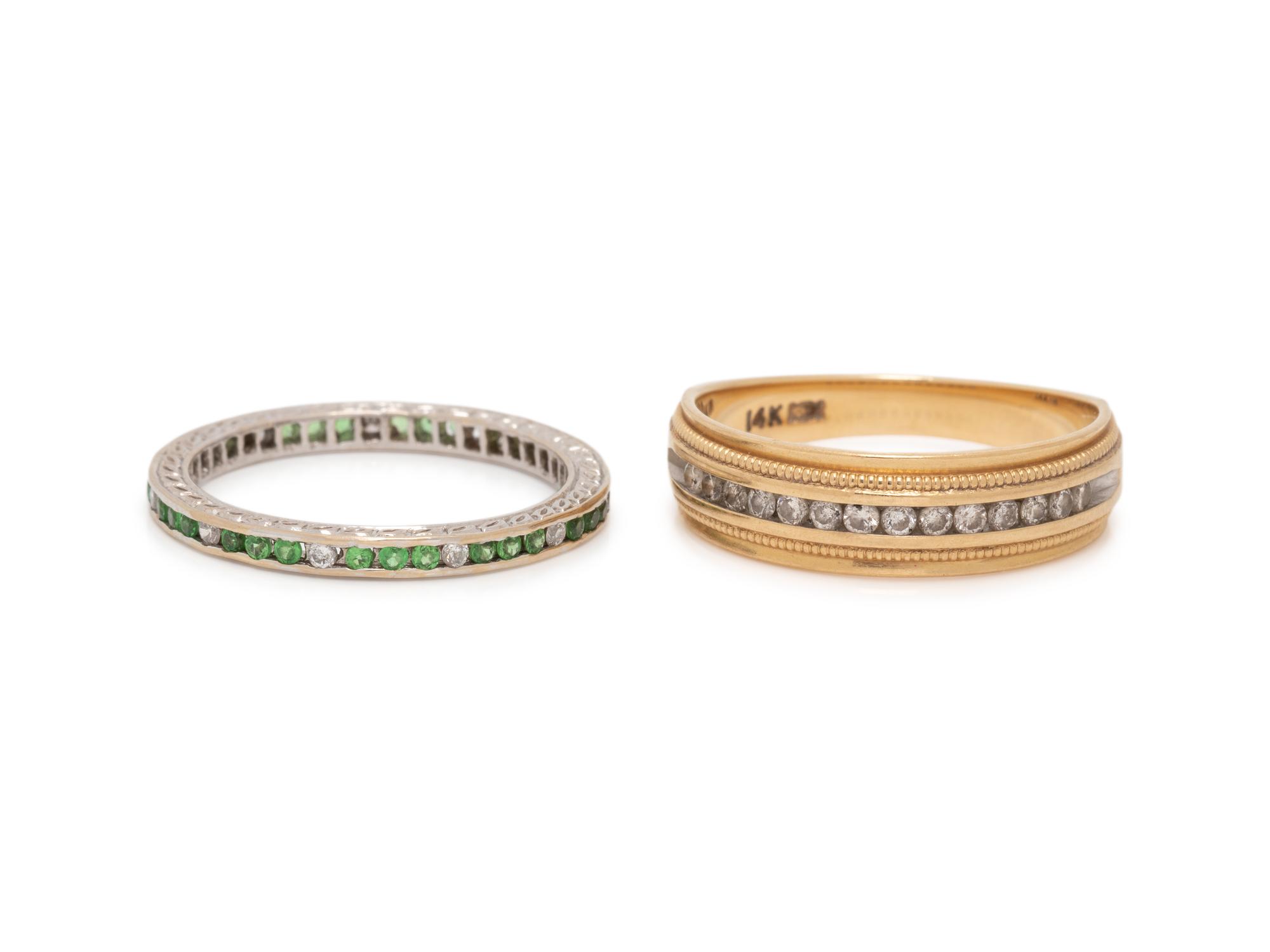 COLLECTION OF DIAMOND RINGS